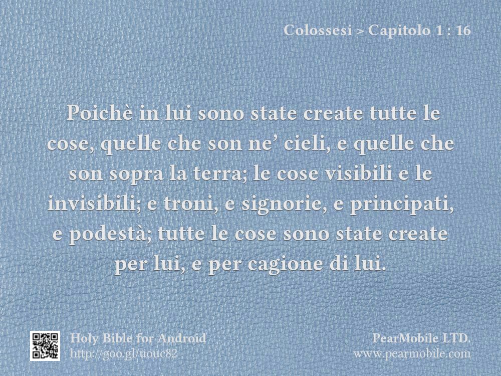 Colossesi, Capitolo 1:16